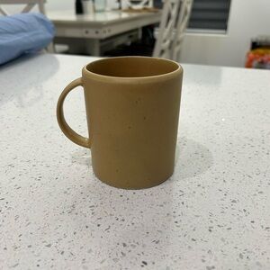 Calvin Klein the Khaki Collection Minimalist Tan Ceramic Mug